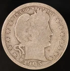 1905  BARBER QUARTER FRESH FROM AN ORIGINAL COLLECTION-LOT-6861