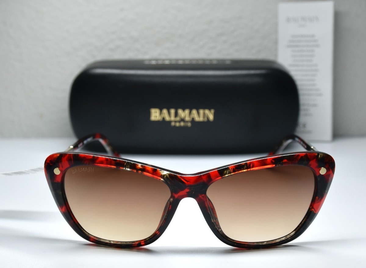 BALMAIN PARIS BL2069 C03 RED TORTOISE GRADIENT BROWN CAT EYE  display picture 2