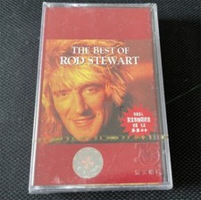 Rod Stewart THE BEST OF China First Edition CASSETTE TAPE Very Rare Sealed