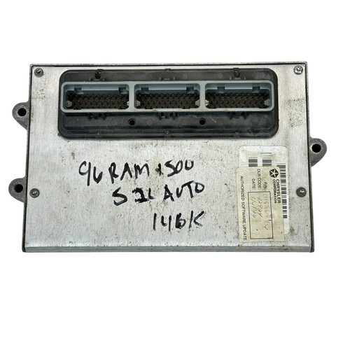 1996 Dodge Ram 1500 5.2L Automatic OEM Engine Computer ECM ECU 4886846 146K 96 - Picture 10 of 15
