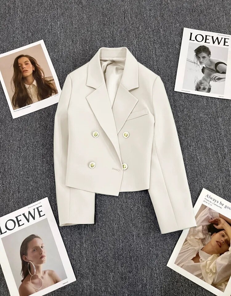 Spring And Autumn Women High-end Fabric Classic Women's Blazer Jacket