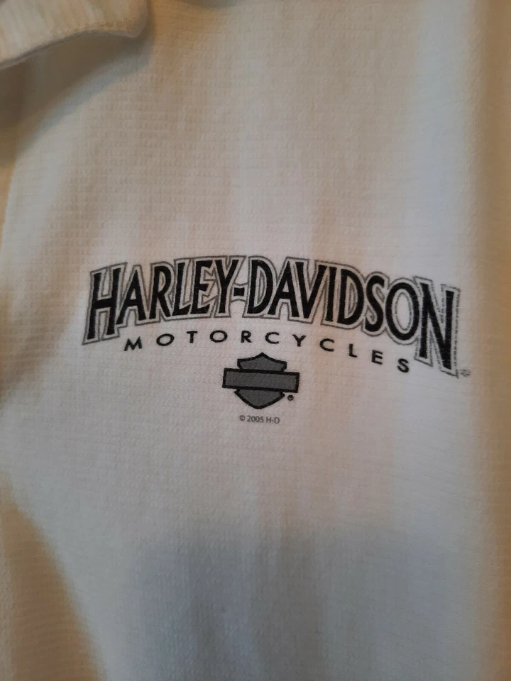 Polo Harley-Davidson SS blanco para hombre usado Desoto County Miss. Foto 2 de 4