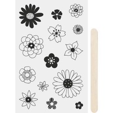 Heyda Rub-On Transfer Stickers 'Blossoms'