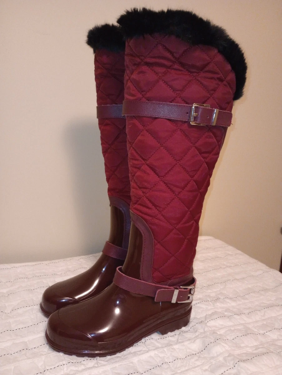 Michael kors hotsell fulton quilted boots