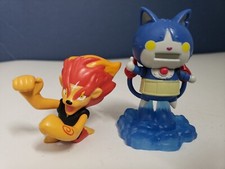 Lote de 2 Mini Figura Figura Figura Hasbro 2015 Yo-Kai Watch Blazion Lion ROBONYAN 3"