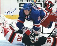 Signed 8x10 RUSLAN FEDOTENKO New York Rangers Autographed Photo - COA