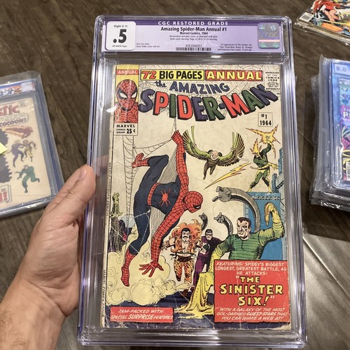 Amazing Spider-Man Annual 1 CGC 0,5 restauriert 1. Auftritt von The Sinister Six