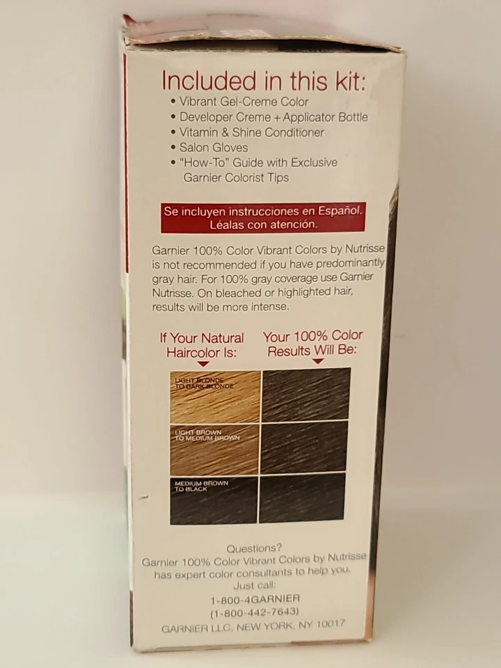 GARNIER • Color de pelo colores vibrantes #501 - MARRÓN MEDIO  Foto 4 de 4