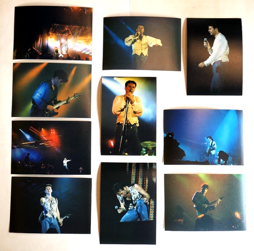 SIMPLE MINDS in concert 1989! Set of 80 RARE PHOTOS! Street Fighting Years - Picture 1 of 2