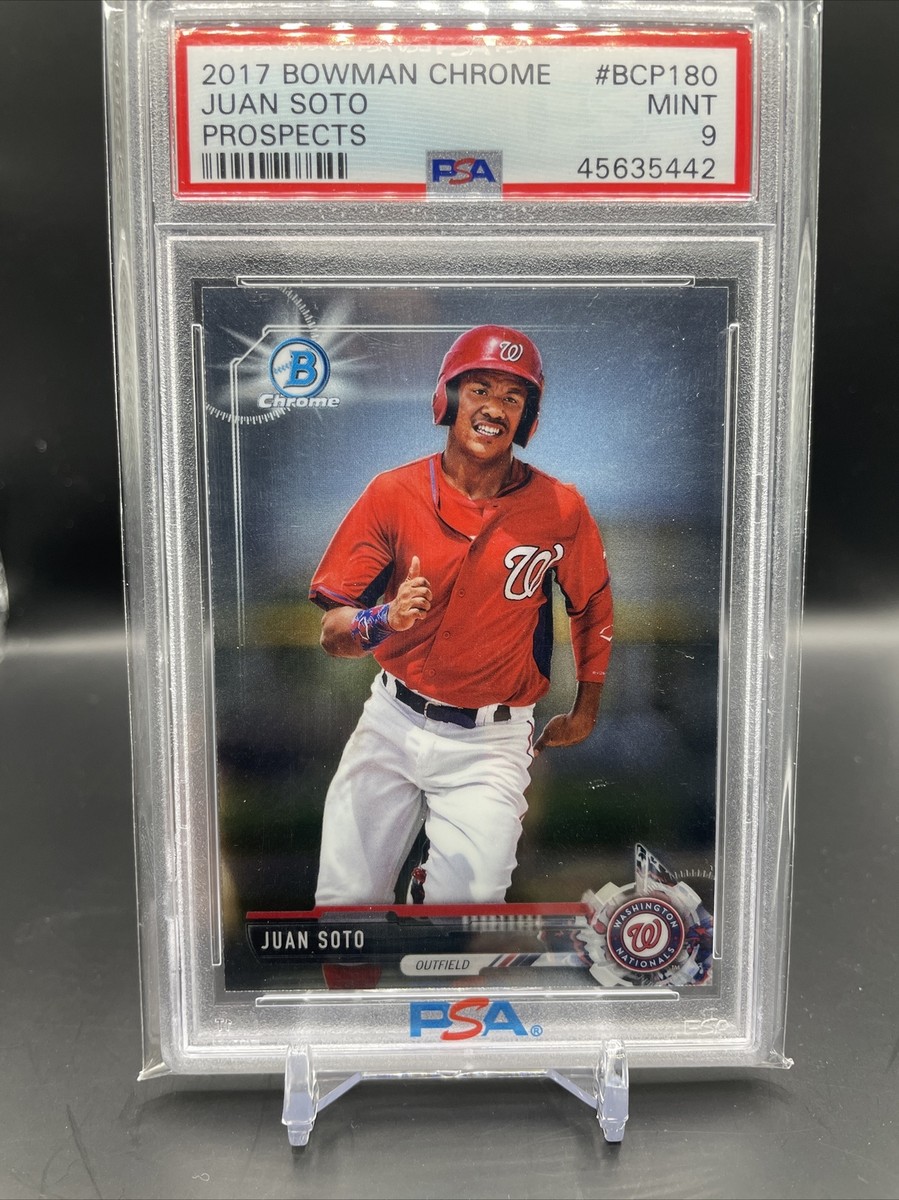 スポーツ選手 MLB 2017 JUAN SOTO CHROME ref Buy 2017 Bowman Chrome - Prospects Juan Soto #BCP180 (RC) online