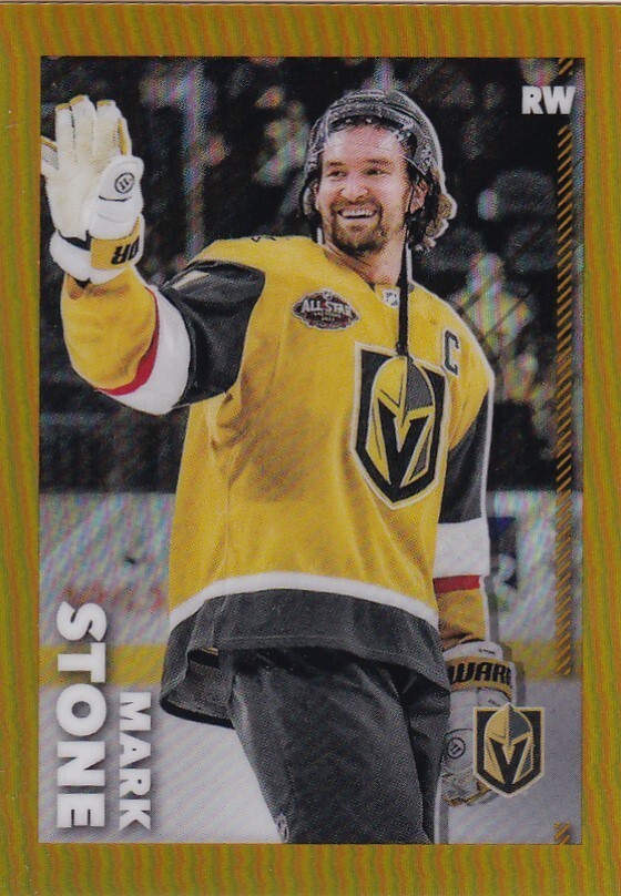 2022-23 Topps Chrome NHL Sticker #499 Mark Stone - Vegas SP GOLD  /50 MADE