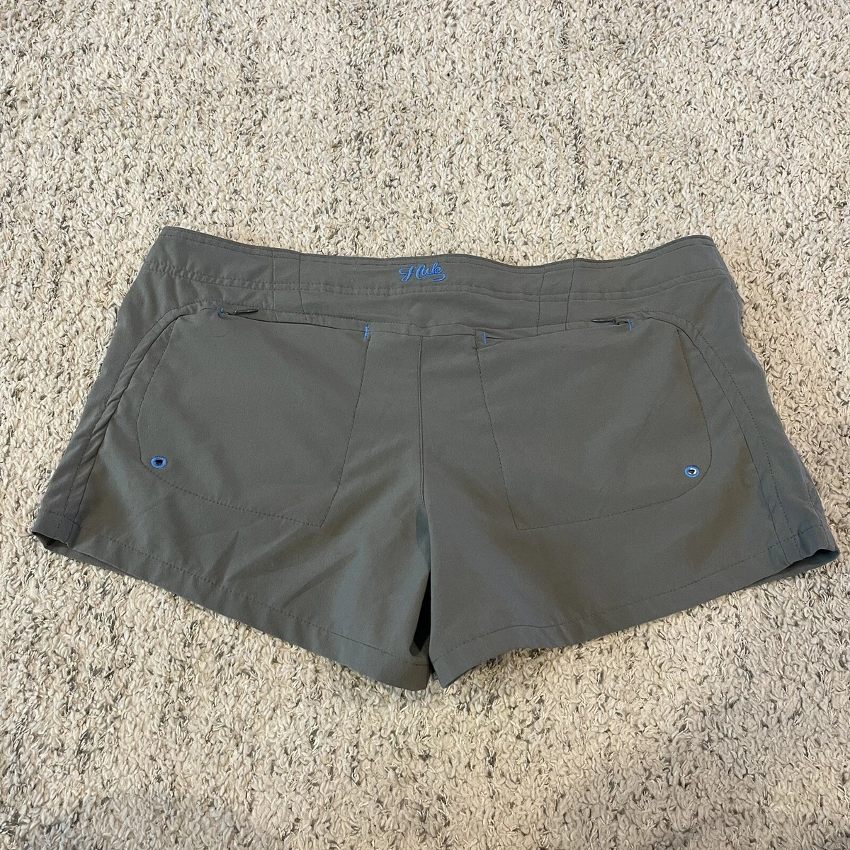 Huk Performance Fishing Shorts Gray Womens Size Large