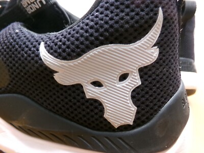 激レア！Under Armour 浦安　D-Rocks オーセンティック RARE UNDER ARMOUR RETIRED USED PAIR SIZE 14 THE ROCK BLACK UA