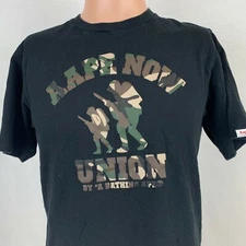 Aape By Bape Now Union Camo Soldier T Shirt A Bathing Ape Black Size S