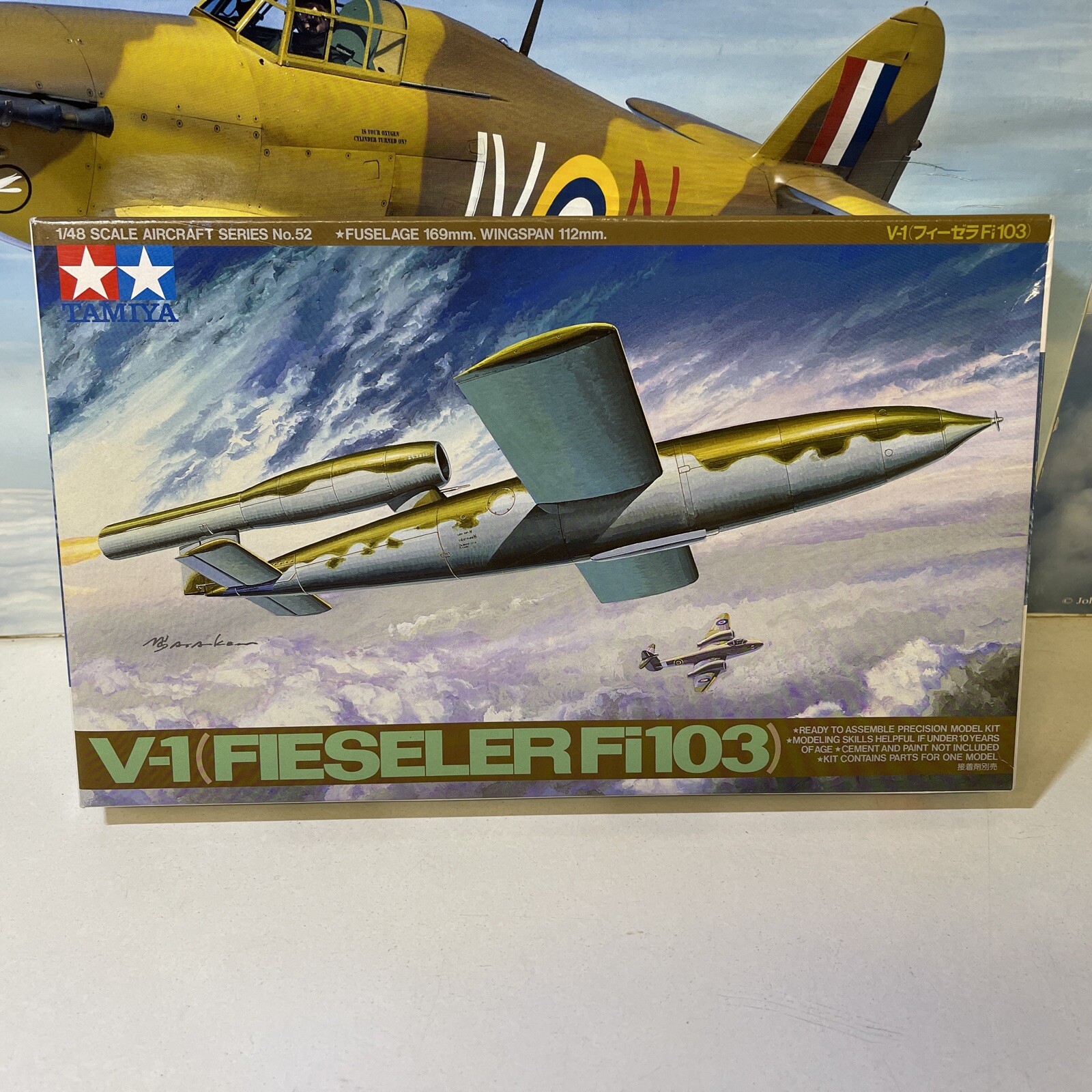Tamiya 300061052 – 1:48 WWII German V-1 Fiseler FI103