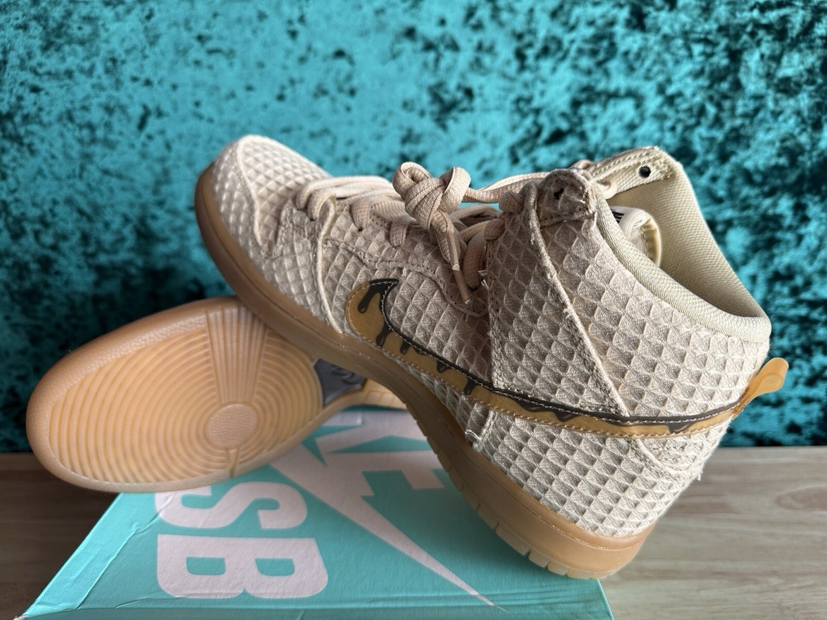 Size 10 Nike SB Dunk Premium Hemp High Waffle