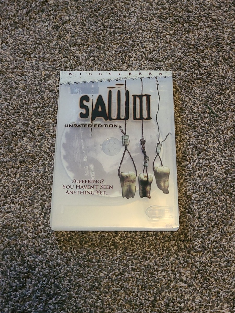 修羅　DVD Saw III DVD Unrated Edition Widescreen Horror Bonus DVD