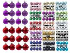 XMAS BAUBLES, CHRISTMAS TREE DECORATION, GLITTER & MATTE ICICLES  38mm  - 12pc