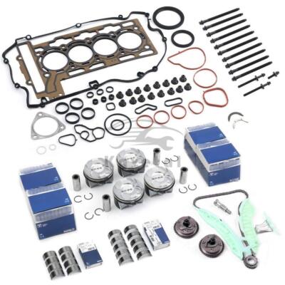N13 N18 1.6L Engine Overhaul Rebuild Kit w/ Timing Chain VVT For BMW Mini Cooper