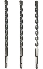 Rotary Hammer Drill Bit 5/8"x12" SDS Plus Carbide Tipped Concrete Masonry (3pk)