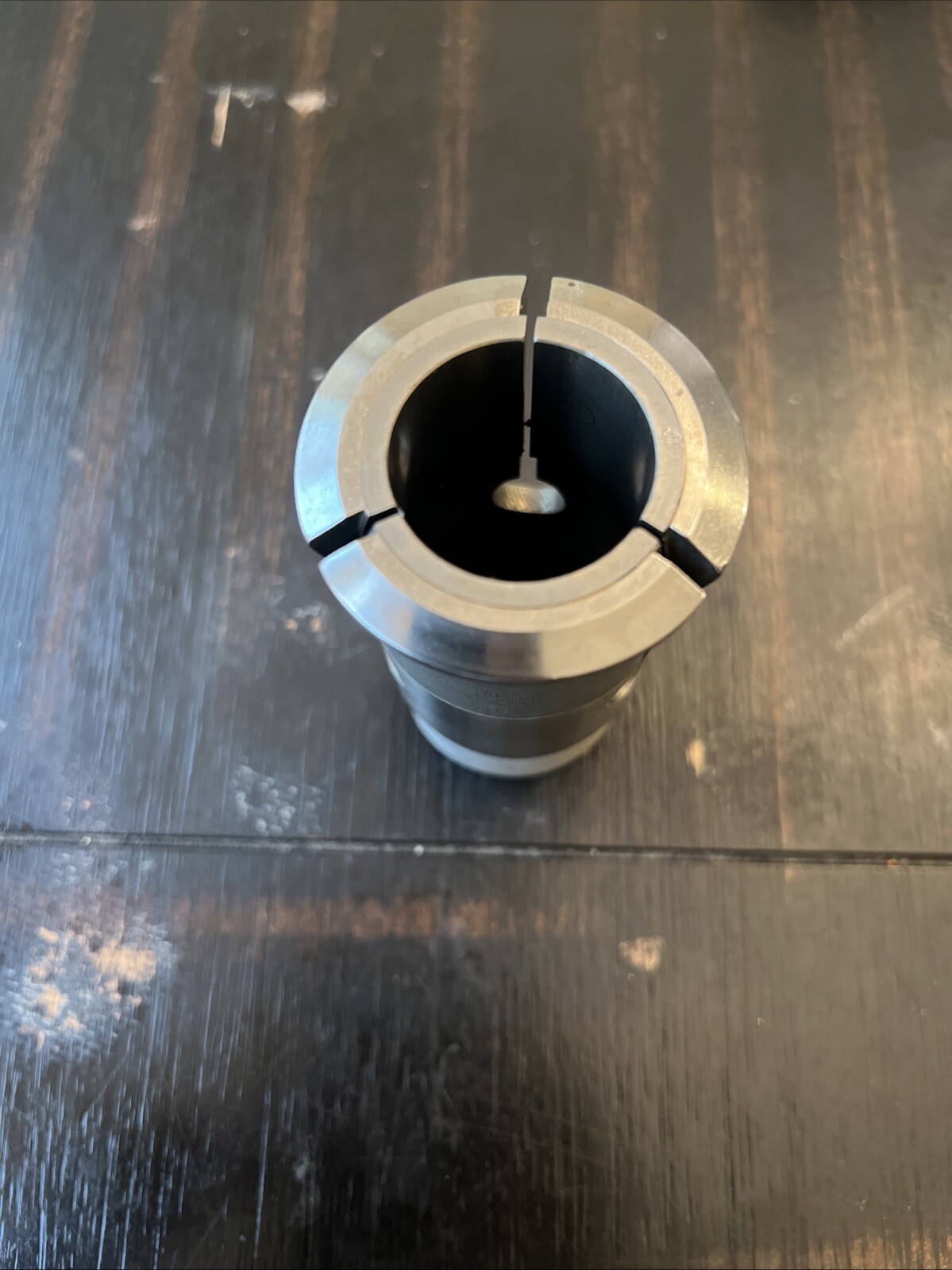 S&M TD32S COLLET SIZE 1.125 ROUND CARBIDE DRAW GUIDE BUSHING THREADED