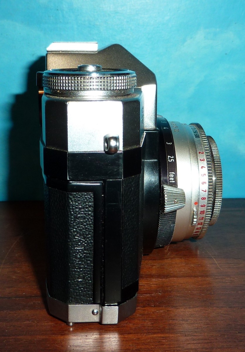 Zeiss Ikon Contaflex II mit 45mm f/2,8 Tessar – #E20488 – Foto Köberl – Secondhand