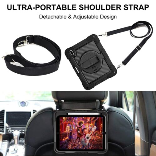 Funda con correa para el hombro resistente a prueba de golpes con soporte de goma 10.9" 10.ª generación para Apple iPad - Imagen 28 de 65