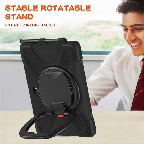 Robust Stand Case Schwarz Cover Band für Samsung Galaxy Tab Active4 Pro 5G 10.1" - Bild 20 von 33