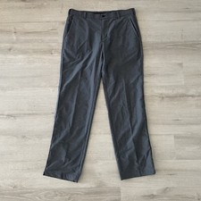 Nike Golf Pants Mens 34x34 Dri-Fit Gray With White Thread