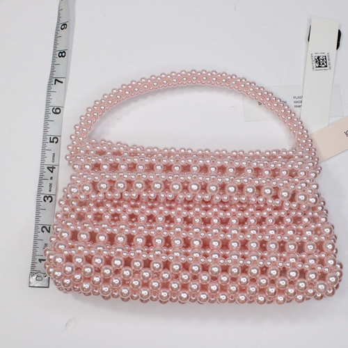 AQUA Borsa da donna rosa con perline al dettaglio $98 - Foto 5 di 11