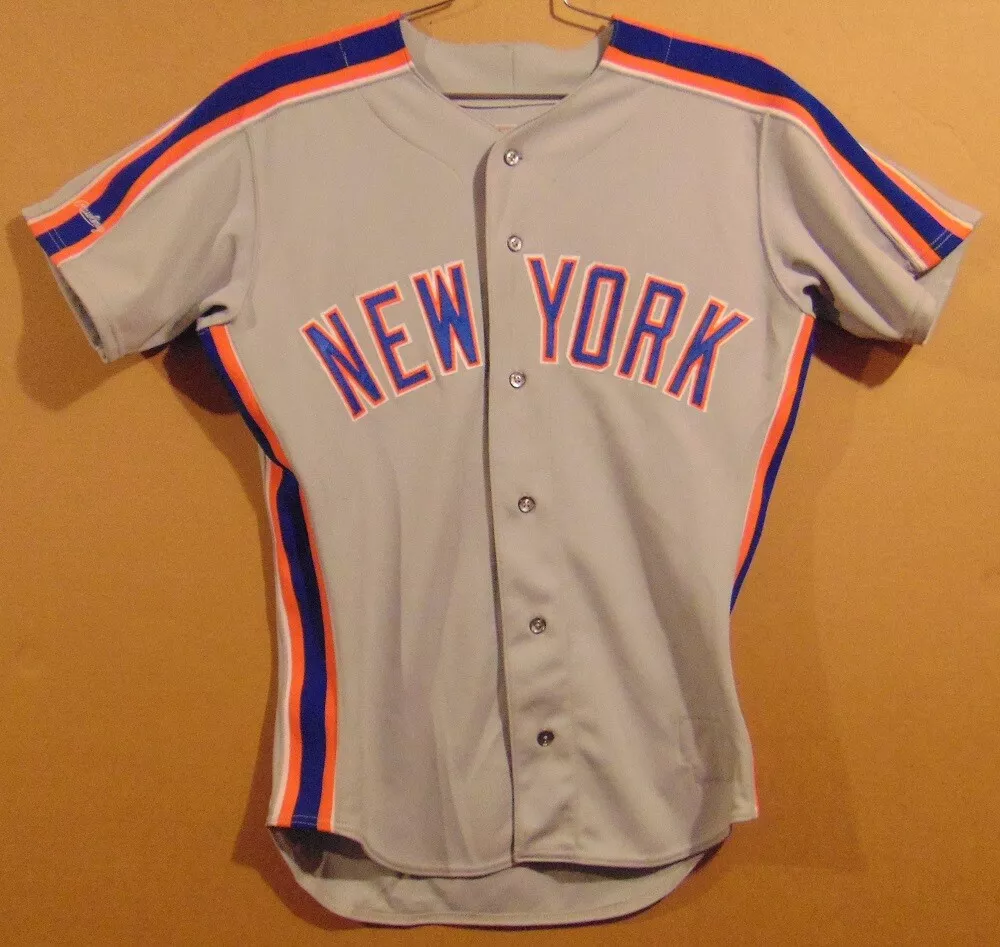 NEW YORK METS TOM SPENCER Gray #51 GAME WORN Size 42 Baseball MLB JERSEY