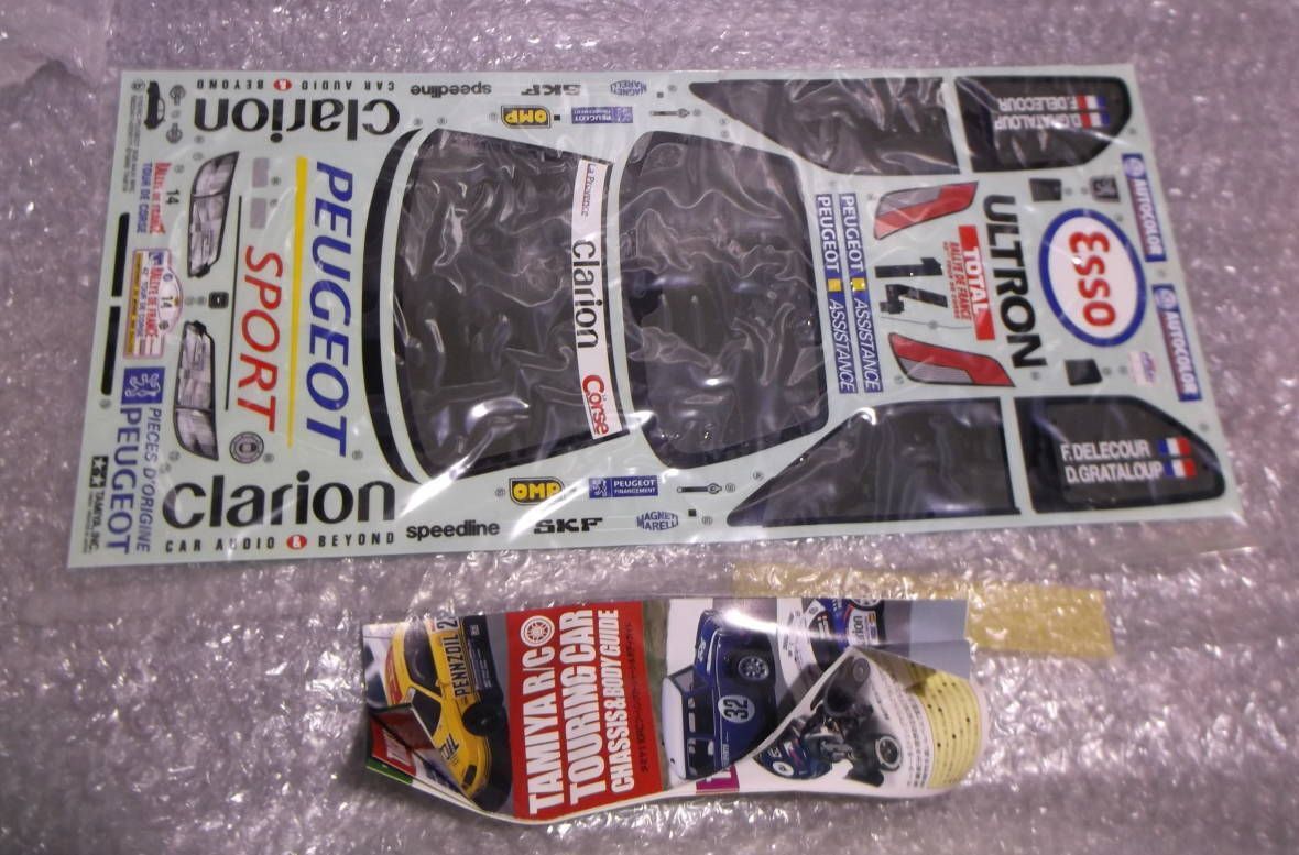 Tamiya 1/10 #58224 RC PEUGEOT 306 MAXI WRC FF02 FWD Chassis