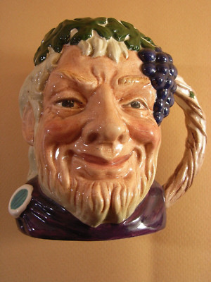 Royal Doulton kleine Figur Kanne Toby Kanne Bacchus D6505 ca. 4'' 10 cm