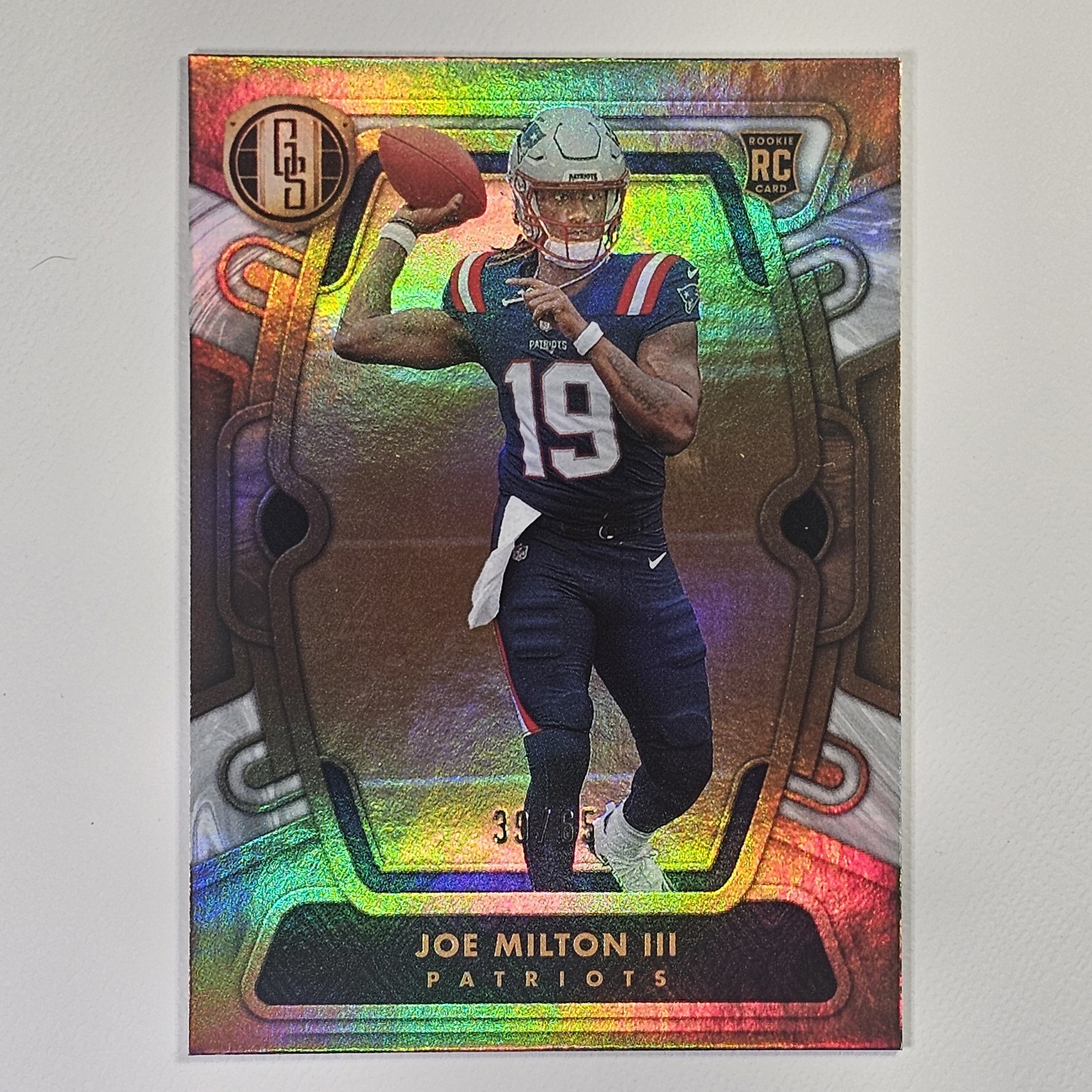 2024 Panini Gold Standard Joe Milton III #181 White Gold 39/65 RC