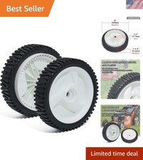 8-Inch Lawn Mower Wheels Compatible with Multiple Models - 2 Pcs