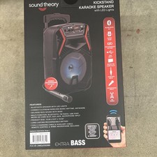 Sound Theory Kickstand Karaoke With Led Lights