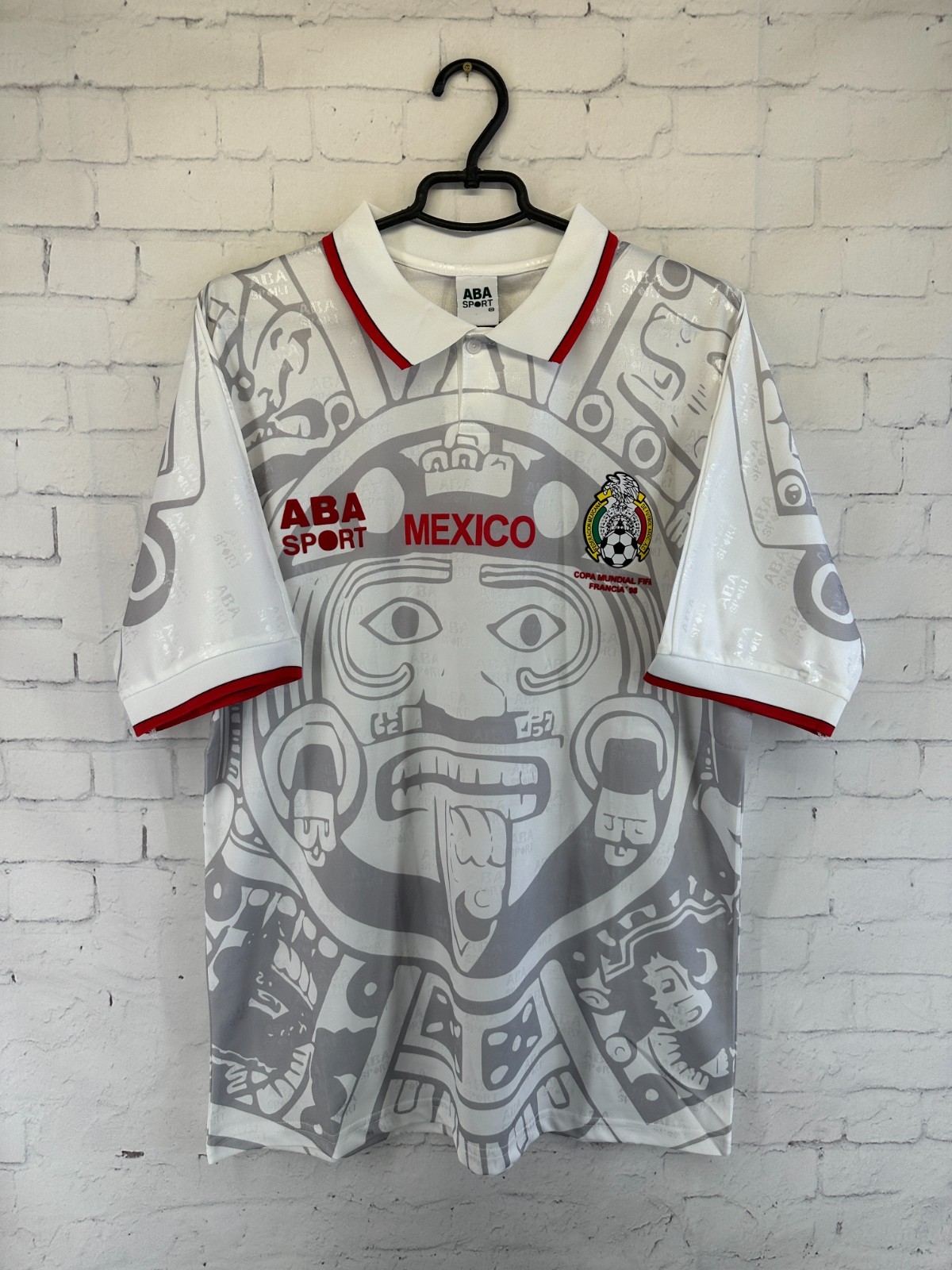 MEXICO TEAM 1996 1998 VINTAGE RETRO SOCCER FOOTBALL SHIRT JERSEY AWAY SIZE L