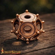 Lord of Battles Bronze Dodecahedron Hand Cast Roman Artifact Not Printed