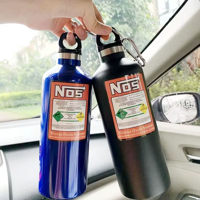 #ad NOS Water Bottle Motorcycles Car Insulation Cup 500ML Stainless Racing Style Car $20.13