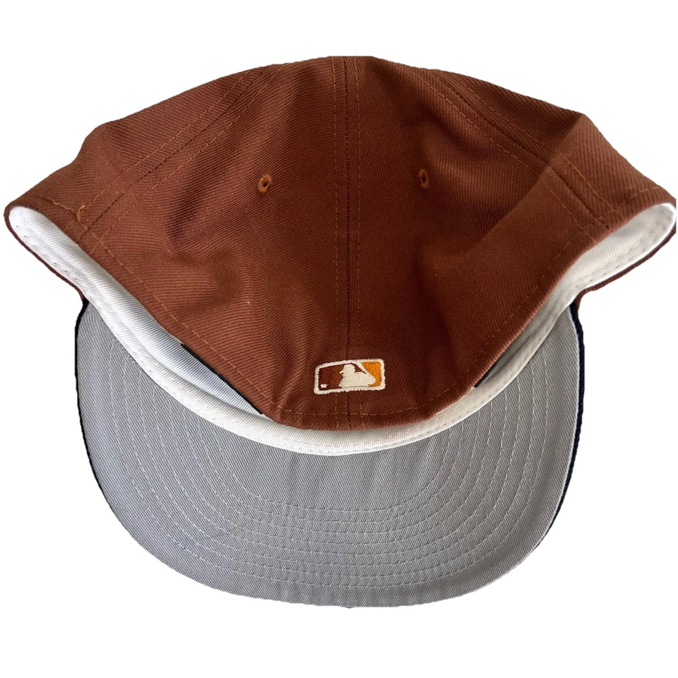 Бейсболка Atlanta Braves MLB Tiramisu темно-синяя с полями 59FIF размер 7 3/4 - Изображение 3 из 4