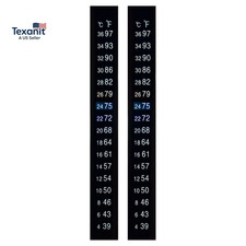 Aquarium Thermometer Sticker, 2Pcs Fish Tank Thermometer Stick on Betta Fish Tan