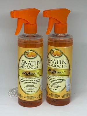 2x Satin Smooth Remove It Depilatory Wax Cleaner Spray - 16 oz - New