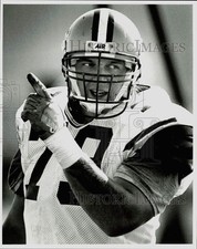 Press Photo Tony Mandarich at Green Bay Packers Football Game - afa07231