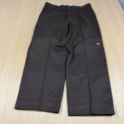 Vintage Dickies Double Knee Front Work Pants Skater Chinos Ideal Zip 36x28 Baggy
