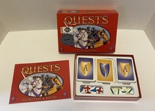Quests of the Round Table by Gamewright Adventure Card Game missing 3 shields