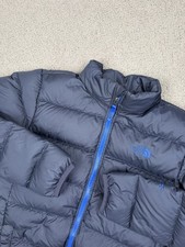 The North Face Jacket Boys XL 18/20 Blue 550 Down Puffer Coat Youth Outdoors