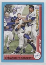 2021 Topps Big League Highlights Electric Blue Los Angeles Dodgers #286 0ad