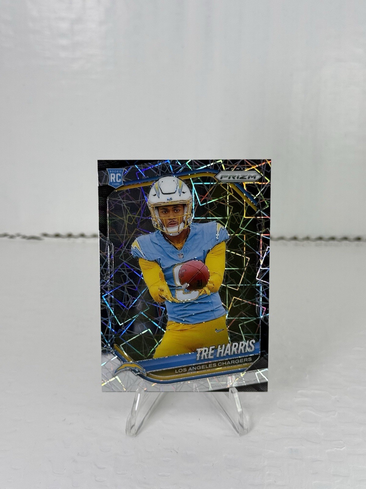 2025 Panini Prizm - Rookies Tre Harris #371 Lazer Prizm (RC)