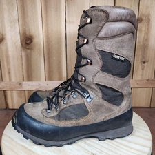 Zamberlan Hiking Boots Mens Size 9 Brown Leather Gore-Tex Vibram Italy