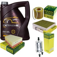 Mann Inspektionspaket 5L Mannol Extreme 5W-40 FüR VW Polo 1.2 Skoda Fabia I Seat